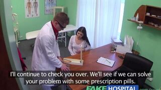 A girl is being examined by a doctor in a porn