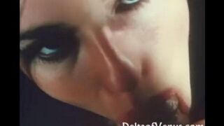 A classic threesome video with an amazing blowjob scene