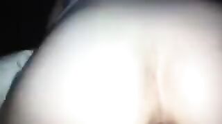 A naughty woman got fucked by a guy while her husband watched, in POV style