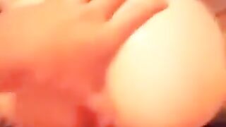 A hot woman fucks with her man at home, making a home video