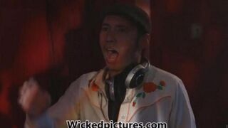 A night club visit ends up with a girl getting fucked on the couch