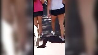 A student got caught for having a beautiful ass peeked at