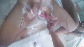 Karter Foxx came to my shower and gave me a blowjob