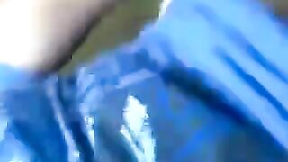 I bared my ass and started jerking my overgrown dick