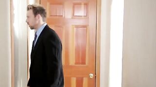 The teacher checked up the girl under her skirt in the classroom