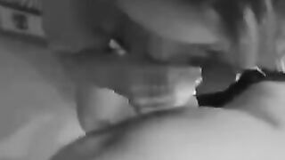 The girl is not shy about sucking dick and swallowing sperm in her mouth