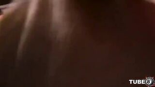 American student decided to fuck at a party with people