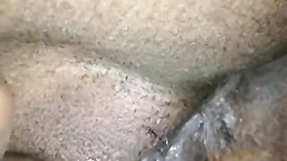 The guy did cunnilingus, and the girl was very glad