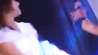 Girl lost her panties in the nightclub and had to fuck there