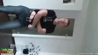 The couple has sex at home, camera captures it all