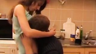 Father got drunk and fucked his daughter, it was a real incest
