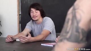 The guy securely tied the girl to the bed and fucked her