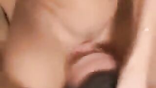 Sat on his face and ordered to lick her pussy, just like in a BDSM twist