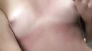 Brunette girl fucked in her ass for the first time at a casting session
