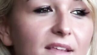 She got a dick in her ass and mouth full of sperm