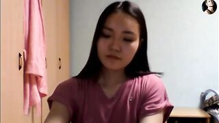 A man fucked a Kazakh girl with an appetizing figure through Skype