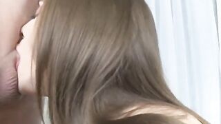 My sweet dick - Halloween kitty sucks dick in doggystyle. Sweet blowjob