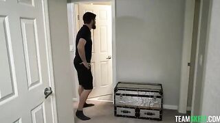 The man gently licked the sweet red pussy of his wife