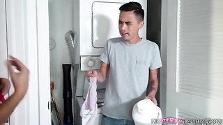 Hahaha… You’re Sniffing My Panties Pervert! - Asian Home Porn