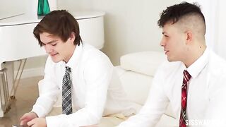 A couple has secret fun with people they know very well