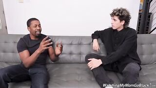 My Mom Turns into a Black Woman - Interracial Peeping Scene