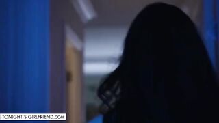 Suttin, in sexy underwear, satisfies her fan’s desires