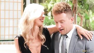 The reunion episode with a hot blondie in bed