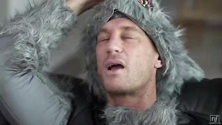 She got fucked by two guys in an FFM role play
