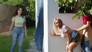 I met a girl, she invited me to her secret place in the shed