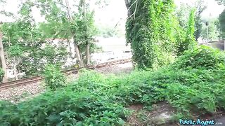 Blonde mature woman fucked on the city streets in a passionate encounter
