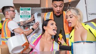 Working Girls 3 is an orgy with three girls and one guy