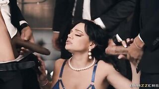 Formal Fuckfest: Mona's First Gangbang - perfect combination of formality and fucking
