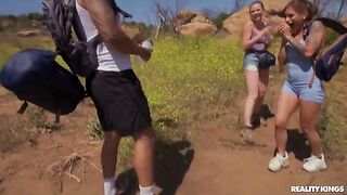 Group sex on the hike in HD quality