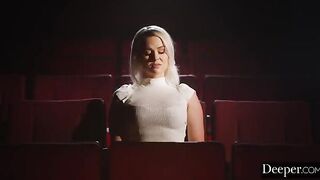 The show goes on even after a blondie gets fucked by a negro