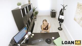 The interview went on and the girl was fucked on the table
