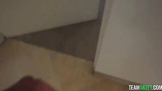 A car ride turns into a dick ride with a hot Latina