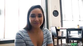 Latina beauty fucked with a guy who loves hands-on sex