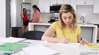 Unforgettable big natural tit threesome with a hot nimfomaniac