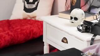 A mischievous milf is getting fucked by her bossy goth