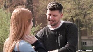 Two red-haired beauties have an intense interboob sex session