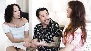 A rich man is having sex with a young beauty