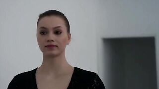 Man enjoys anal sex with a girl at the dance studio