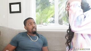 Sexy girlfriends are fucking with young guy in FFM
