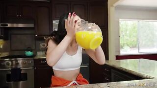 The guy promised to treat her gently and caress her skin