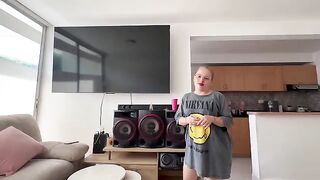 I finished the job and put my dick in my mouth full of milk
