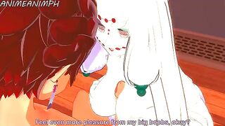 The Spider Demon (Mother) fucks with Tanjiro Kamado in an intense 3D uncensored scene