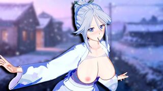 Hentai with beautiful 3D graphics - Shirayuki Tomoe Compilation is a great choice