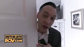 Hot wedding night foursome with Gianna Dior, Kristen Scott, and Jade Kush in POV style