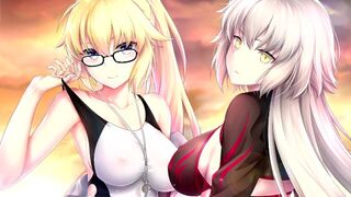 Saint and sinner - a hot fate grand order hentai joI scene