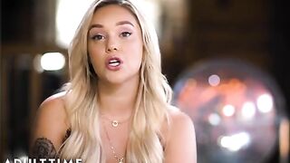 Straight girl Kali Roses begs to be fucked by lesbian Violet Myers in steamy scene